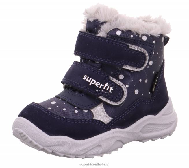 GLACIER - Boot with Velcro Fastener Babies Blue NLL0441 Superfit Boots