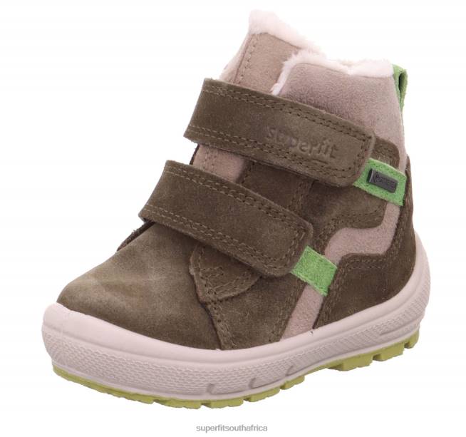 GROOVY - Boot with Velcro Fastener Babies Green NLL0490 Superfit Boots