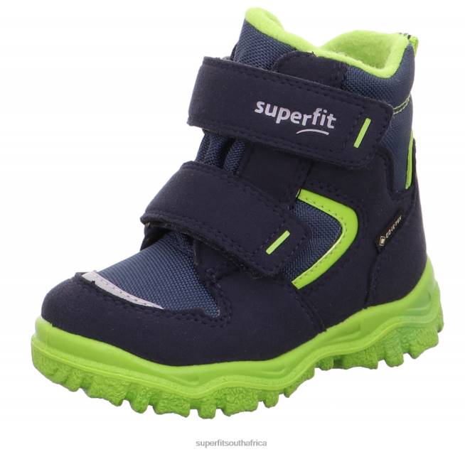 HUSKY1 - Boot with Velcro Fastener Babies Blue/Green NLL0452 Superfit Boots