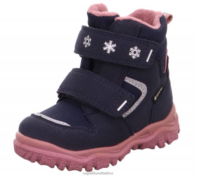 HUSKY1 - Boot with Velcro Fastener Babies Blue/Pink NLL0496 Superfit Boots