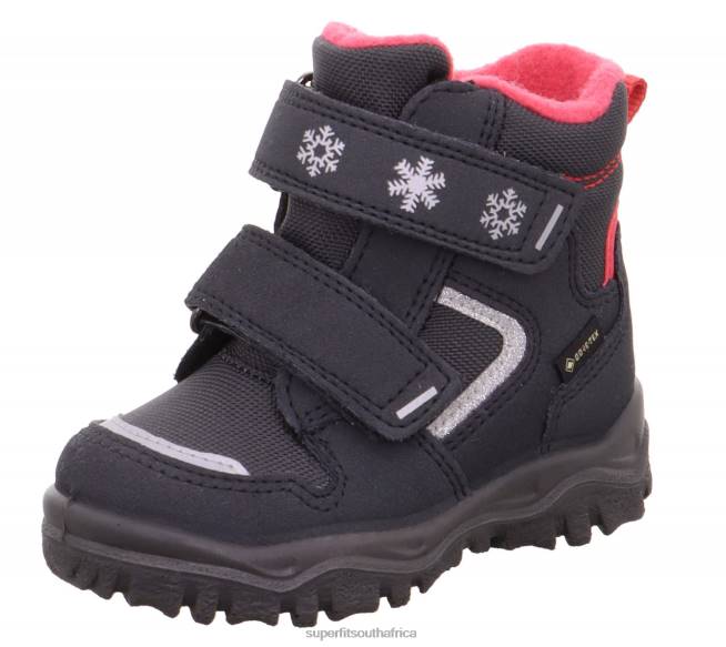 HUSKY1 - Boot with Velcro Fastener Babies Grey/Pink NLL0479 Superfit Boots