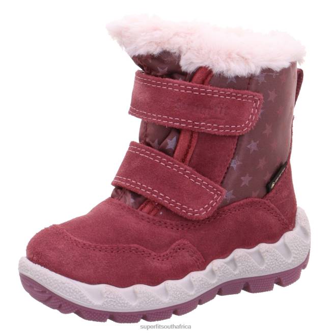 ICEBIRD - Boot with Velcro Fastener Babies Pink NLL0446 Superfit Boots