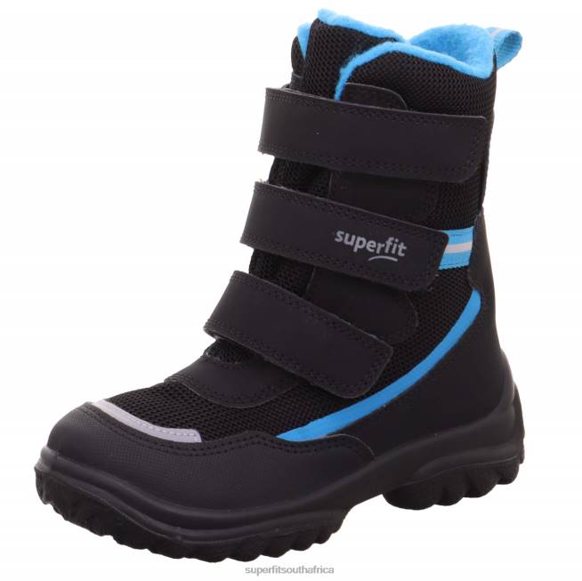 SNOWCAT - Boot with Velcro Fastener Babies Black/Blue NLL0481 Superfit Boots