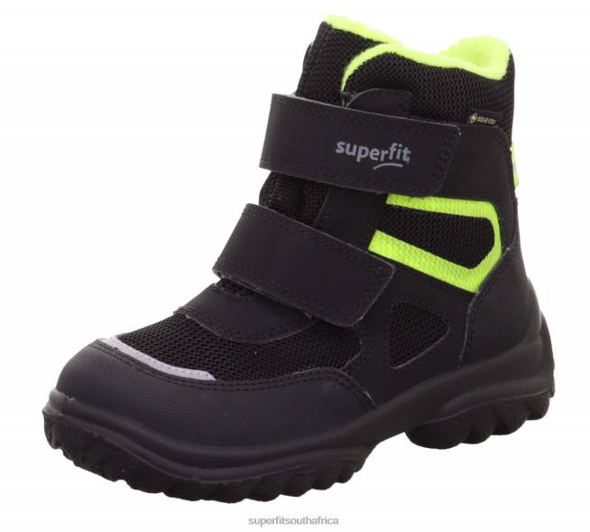 SNOWCAT - Boot with Velcro Fastener Babies Black/Yellow NLL0493 Superfit Boots