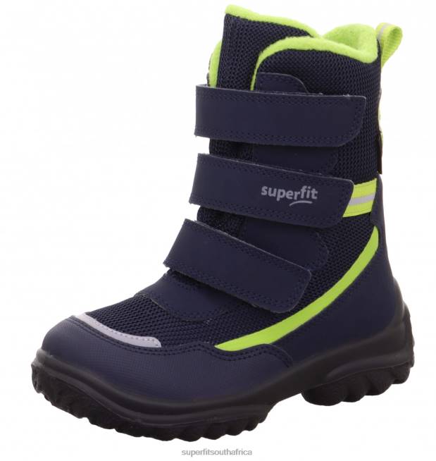 SNOWCAT - Boot with Velcro Fastener Babies Blue/Green NLL0495 Superfit Boots