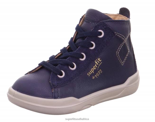 SUPERFREE - Sneakers high with Lacing Babies Blue NLL0410 Superfit High Sneakers