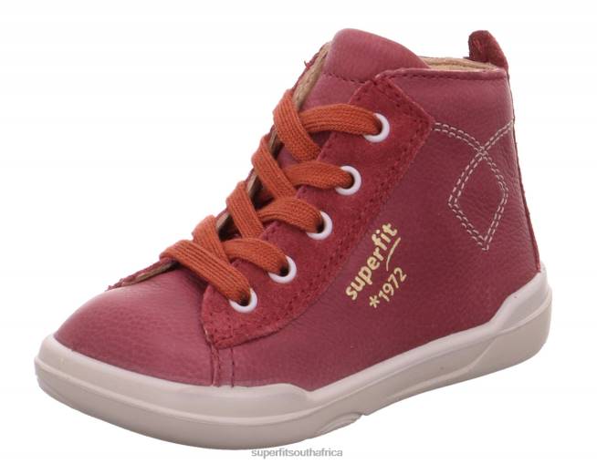 SUPERFREE - Sneakers high with Lacing Babies Red NLL0384 Superfit High Sneakers