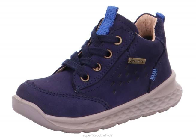 BREEZE - Sneakers low with Lacing Babies Blue NLL0397 Superfit Low Sneakers