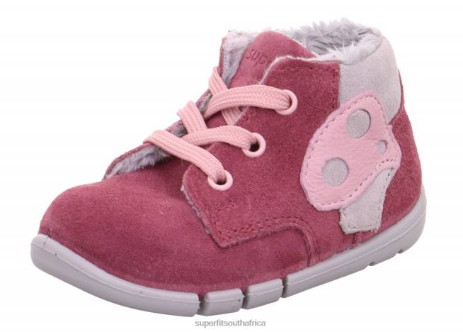 FLEXY - Sneakers low with Lacing Babies Pink NLL0430 Superfit Low Sneakers