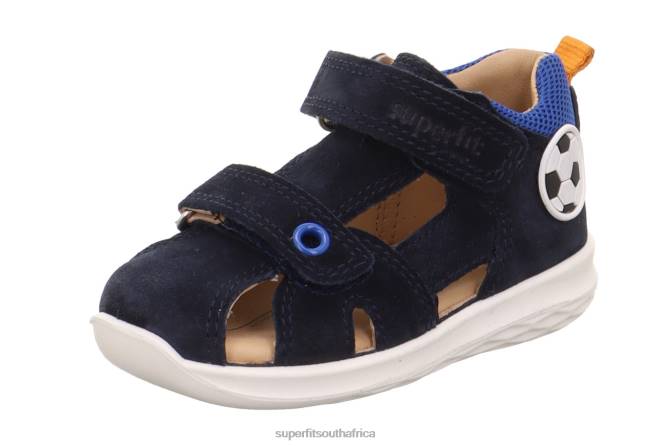 BUMBLEBEE - Sandal with Velcro Fastener Babies Blue NLL0192 Superfit Sandals