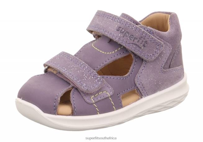 BUMBLEBEE - Sandal with Velcro Fastener Babies Purple NLL0185 Superfit Sandals