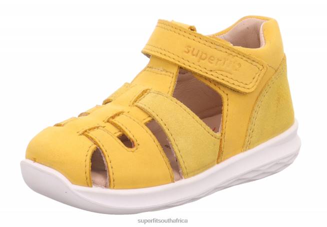 BUMBLEBEE - Sandal with Velcro Fastener Babies Yellow NLL0235 Superfit Sandals