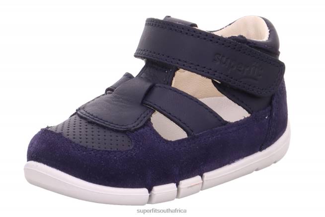 FLEXY - Sandal with Velcro Fastener Babies Blue NLL0233 Superfit Sandals