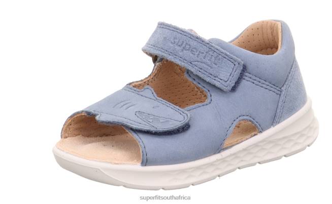 LAGOON - Sandal with Velcro Fastener Babies Blue NLL0169 Superfit Sandals