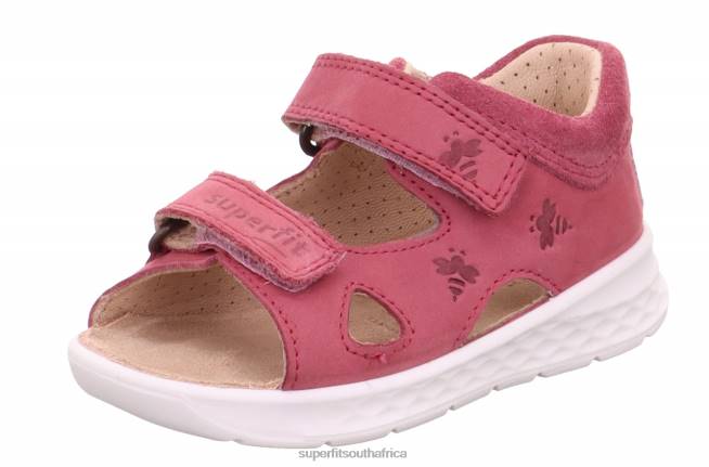 LAGOON - Sandal with Velcro Fastener Babies Pink NLL0200 Superfit Sandals