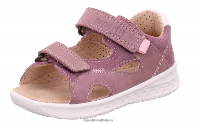 LAGOON - Sandal with Velcro Fastener Babies Purple/Pink NLL0206 Superfit Sandals