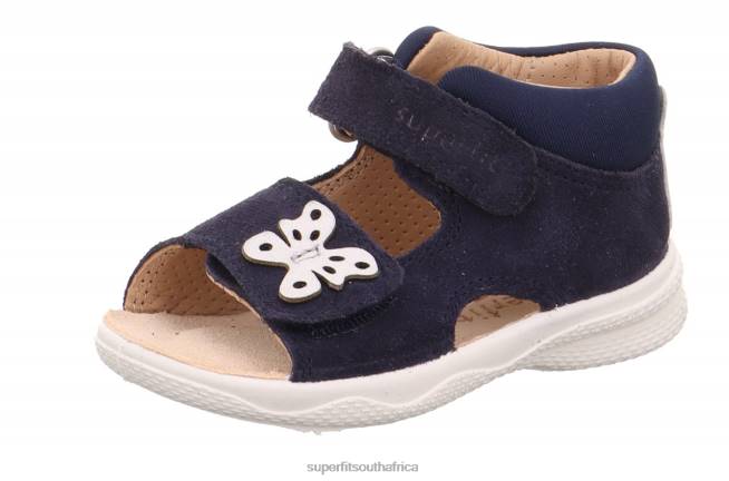 POLLY - Sandal with Velcro Fastener Babies Blue NLL0181 Superfit Sandals