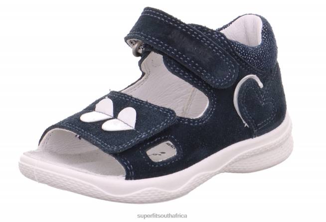 POLLY - Sandal with Velcro Fastener Babies Blue NLL0209 Superfit Sandals