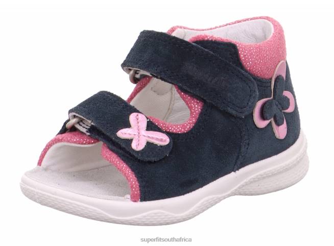 POLLY - Sandal with Velcro Fastener Babies Blue NLL0215 Superfit Sandals