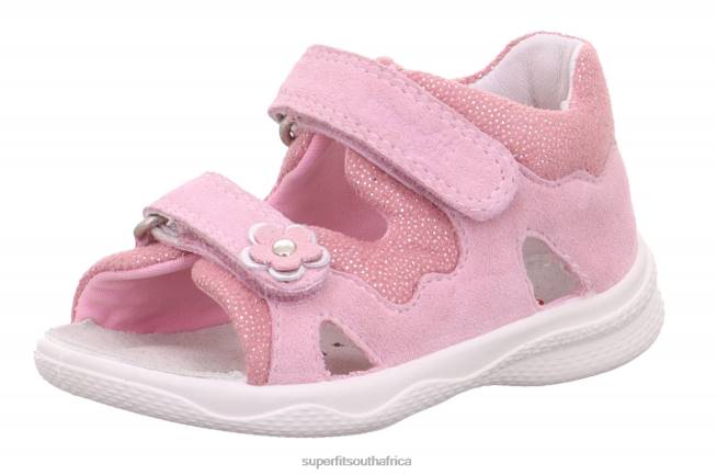 POLLY - Sandal with Velcro Fastener Babies Pink NLL0203 Superfit Sandals