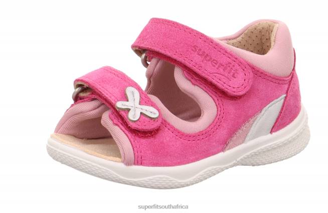 POLLY - Sandal with Velcro Fastener Babies Pink NLL0220 Superfit Sandals