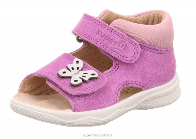 POLLY - Sandal with Velcro Fastener Babies Purple NLL0196 Superfit Sandals