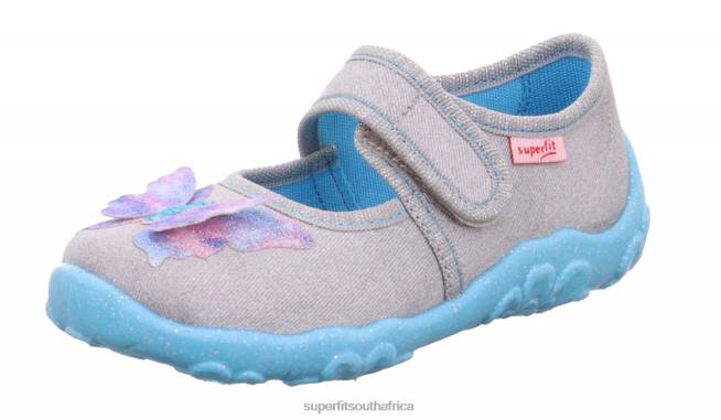 BONNY - Slipper with Velcro Fastener Babies Grey NLL0119 Superfit Slippers