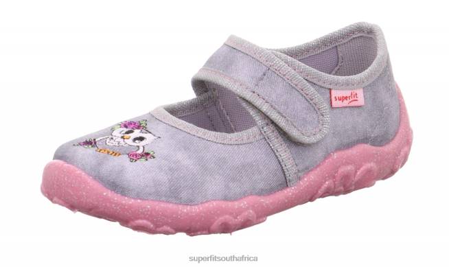 BONNY - Slipper with Velcro Fastener Babies Grey NLL0149 Superfit Slippers