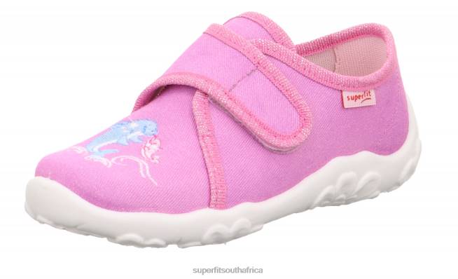 BONNY - Slipper with Velcro Fastener Babies Pink NLL044 Superfit Slippers