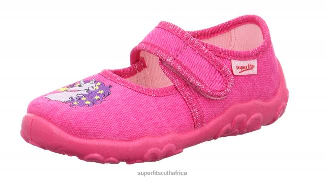 BONNY - Slipper with Velcro Fastener Babies Pink/Purple NLL019 Superfit Slippers