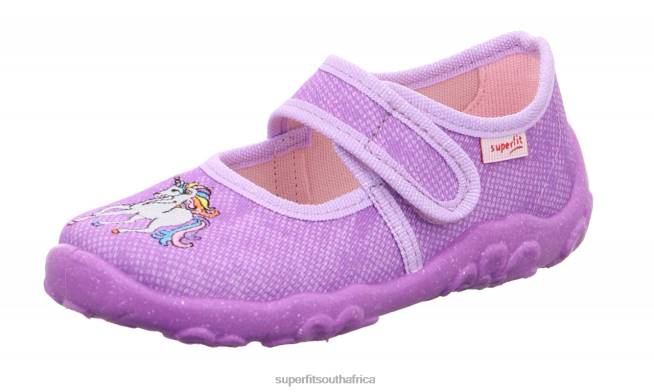 BONNY - Slipper with Velcro Fastener Babies Purple NLL0126 Superfit Slippers