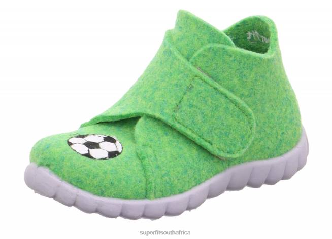 HAPPY - Slipper with Velcro Fastener Babies Green NLL0120 Superfit Slippers