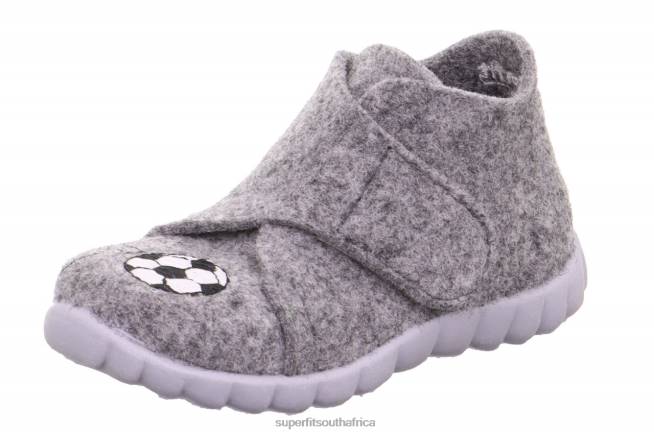 HAPPY - Slipper with Velcro Fastener Babies Grey NLL0113 Superfit Slippers