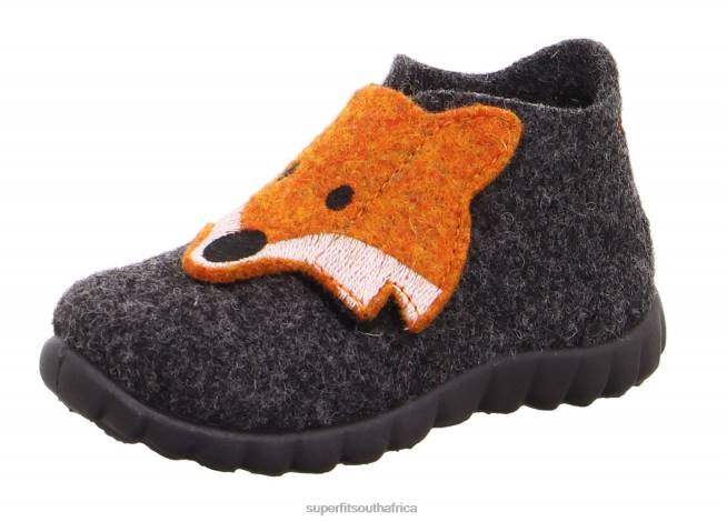 HAPPY - Slipper with Velcro Fastener Babies Lavagna Combi NLL0158 Superfit Slippers