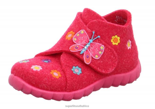 HAPPY - Slipper with Velcro Fastener Babies Red NLL0152 Superfit Slippers