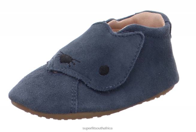 PAPAGENO - Slipper with Velcro Fastener Babies Blue NLL0512 Superfit Slippers