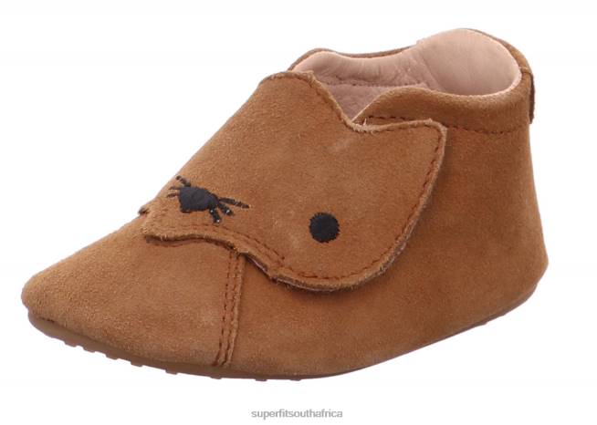 PAPAGENO - Slipper with Velcro Fastener Babies Brown NLL0516 Superfit Slippers