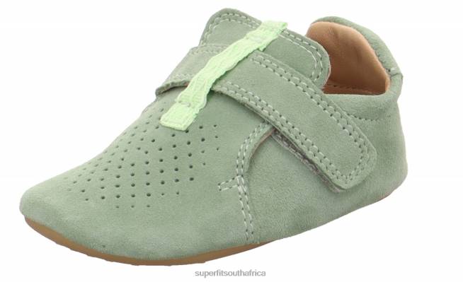 PAPAGENO - Slipper with Velcro Fastener Babies Light Green NLL0504 Superfit Slippers