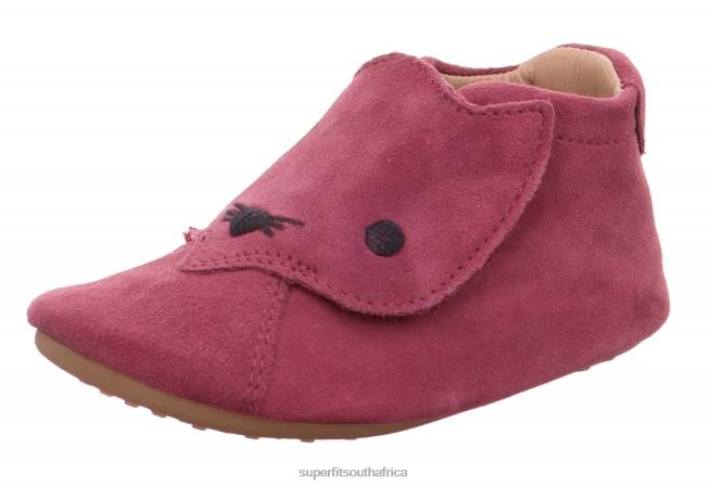 PAPAGENO - Slipper with Velcro Fastener Babies Pink NLL0513 Superfit Slippers