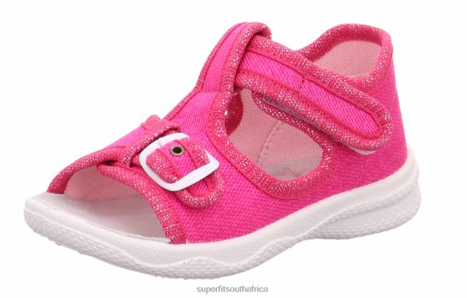 POLLY - Slipper with Velcro Fastener Babies Pink NLL0163 Superfit Slippers