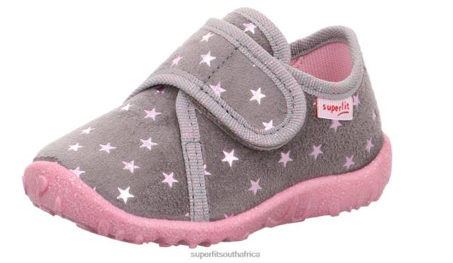 SPOTTY - Slipper with Velcro Fastener Babies Grey NLL0109 Superfit Slippers