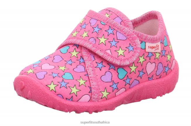 SPOTTY - Slipper with Velcro Fastener Babies Pink NLL0151 Superfit Slippers