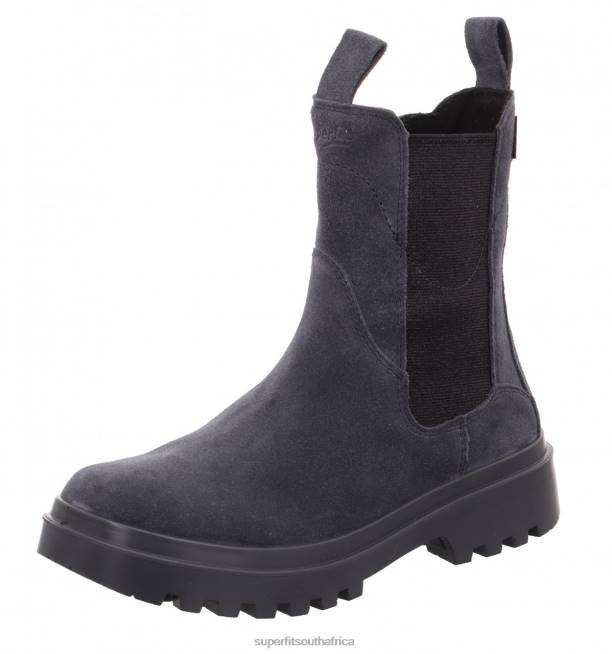 ABBY - Boot with Zip Toddlers Grey/Black NLL0728 Superfit Boots