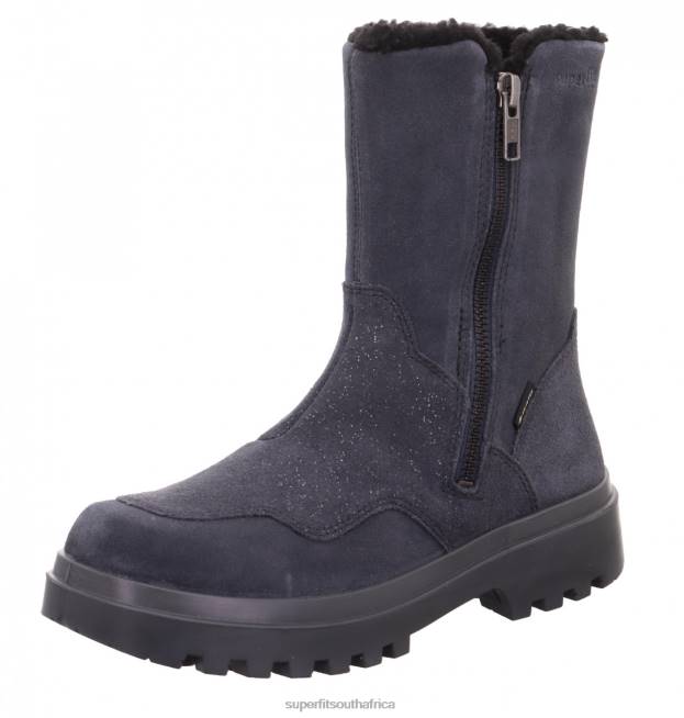 ABBY - Boot with Zip Toddlers Grey NLL0745 Superfit Boots