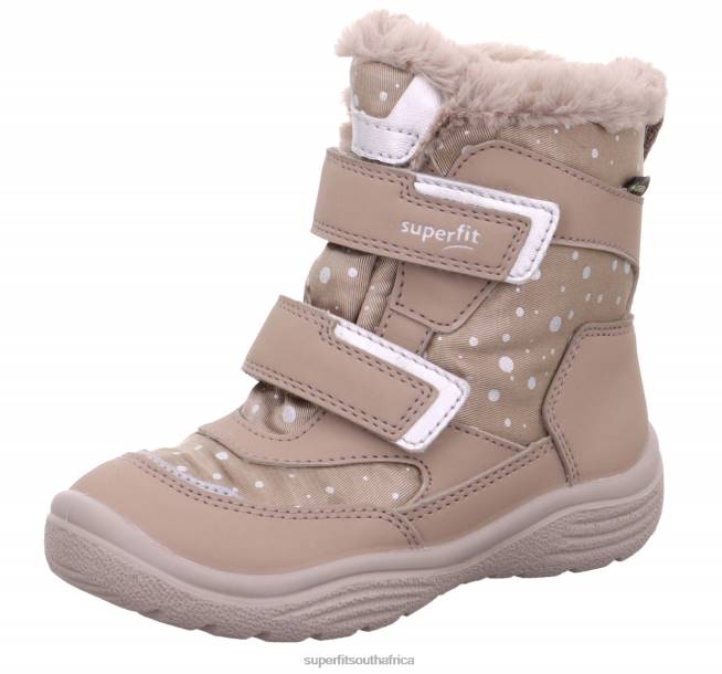 CRYSTAL - Boot with Velcro Fastener Toddlers Beige NLL0749 Superfit Boots