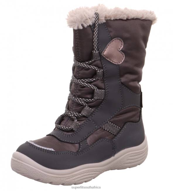 CRYSTAL - Boot with Zip Toddlers Grey NLL0762 Superfit Boots