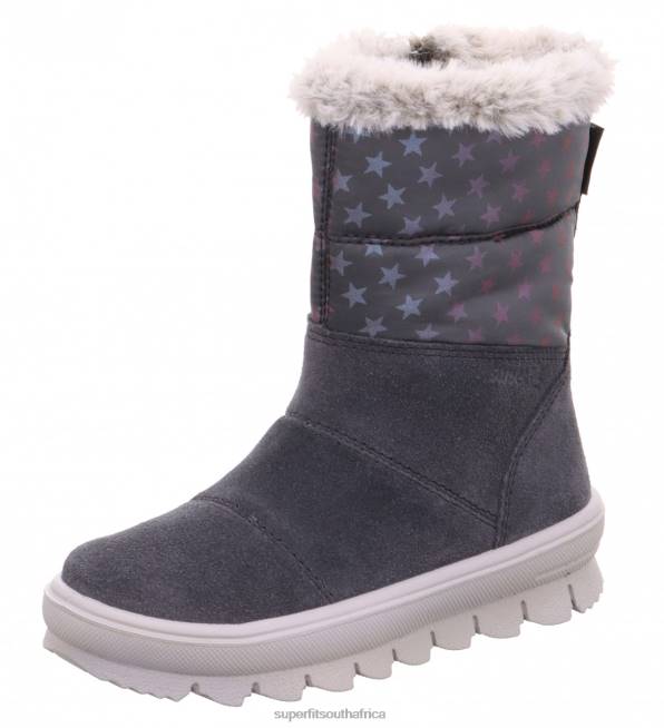 FLAVIA - Boot with Zip Toddlers Grey NLL0737 Superfit Boots