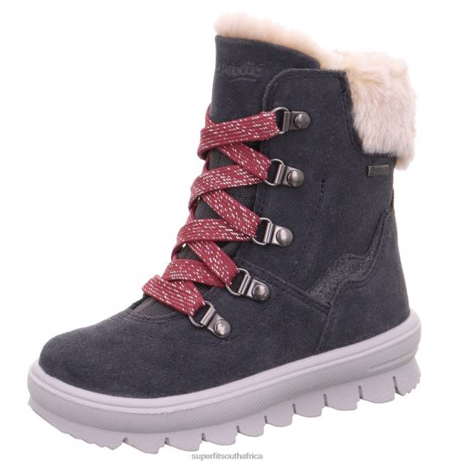 FLAVIA - Boot with Zip Toddlers Grey/Pink NLL0714 Superfit Boots