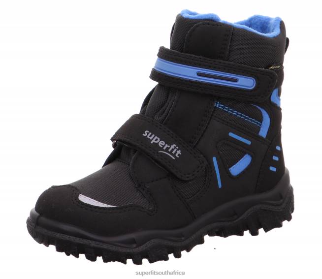 HUSKY - Boot with Velcro Fastener Toddlers Black/Blue NLL0701 Superfit Boots