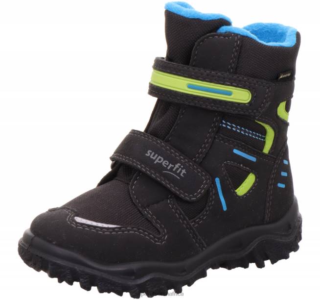 HUSKY - Boot with Velcro Fastener Toddlers Black/Blue NLL0723 Superfit Boots